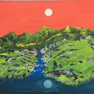 “Best Friends” Painting Original Artwork On Panel